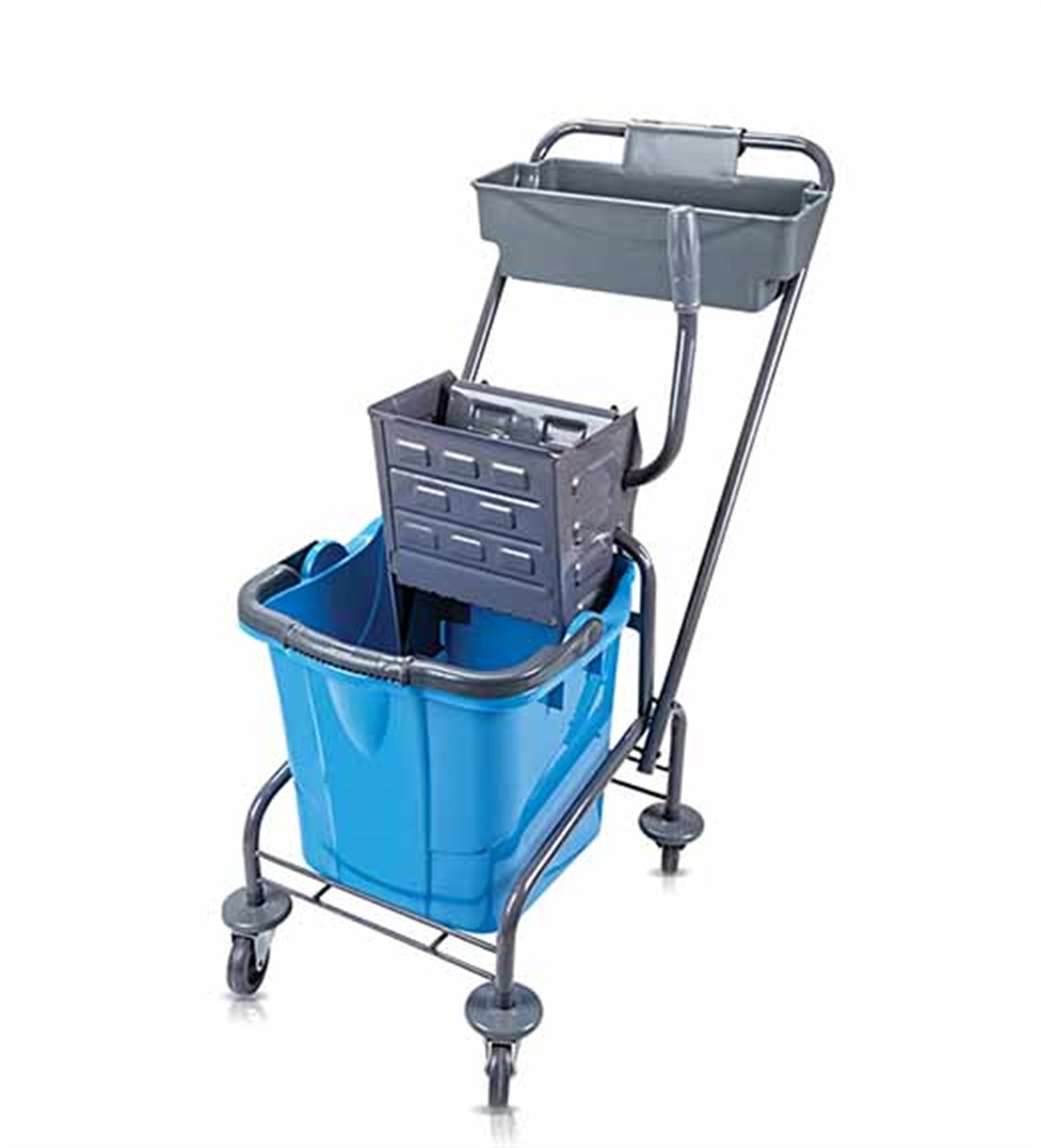 Tek Kovalı Paspas Arabası Mimoza 723 Spetsiz Metal Pres