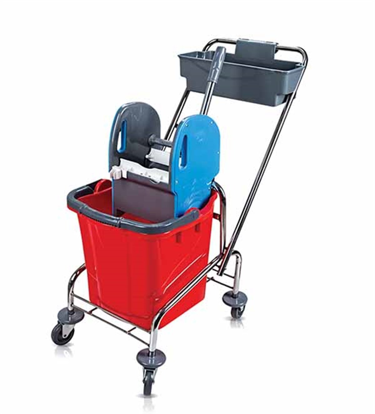 Tek Kovalı Paspas Arabası Mimoza 720 Sepetsiz Plastik Pres