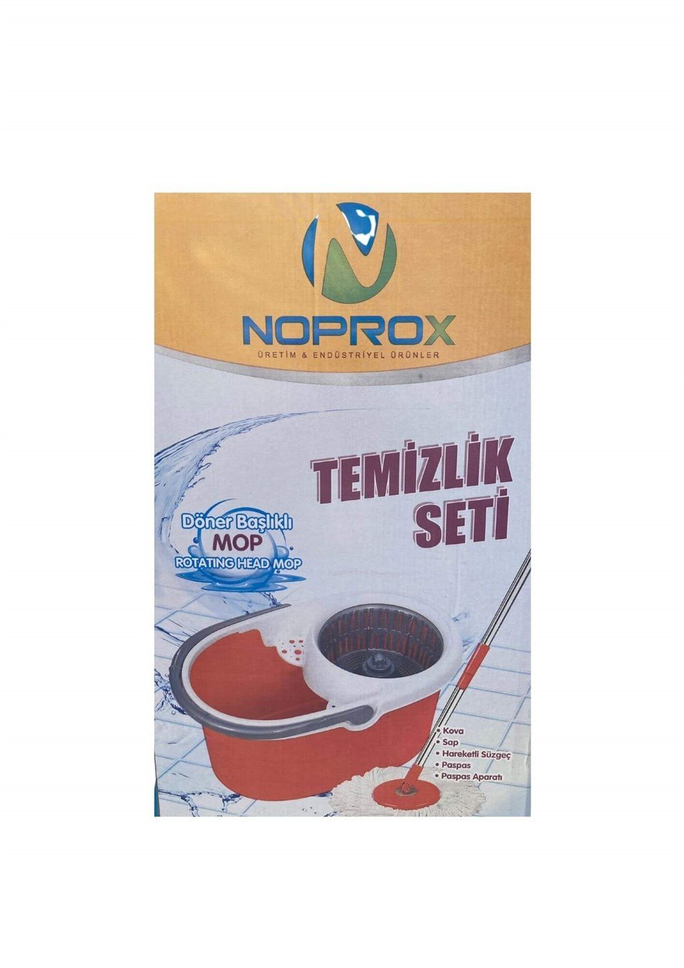 Döner Başlıklı Spin Mop Seti