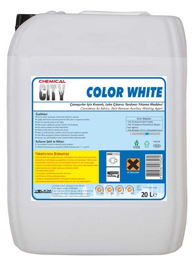 Çamaşır TemizliğiChemical City Color & White Kıvamlı Leke Çıkartıcısı 20 Kg