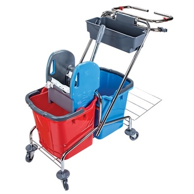 Çift Kovalı Paspas Arabası Mimoza 760