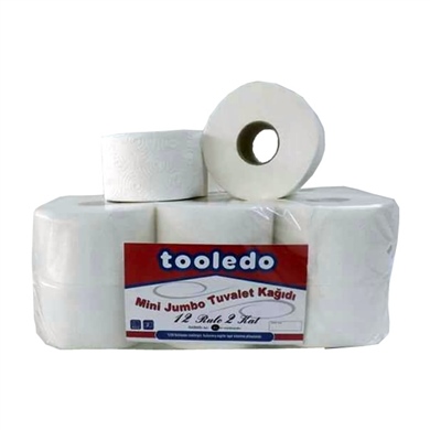 Mini Jumbo Tuvalet Kağıdı 12 Rulo 62 m