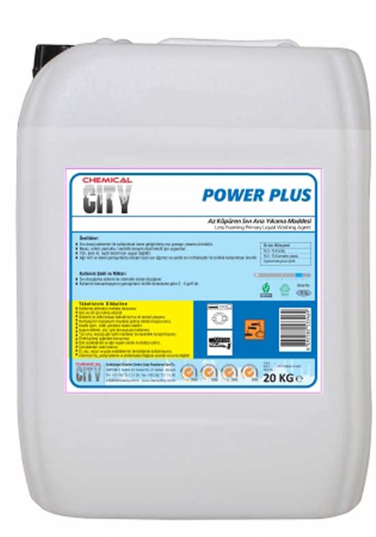Çamaşır TemizliğiChemical City Power Plus Sıvı Ana Yıkama Maddesi 20 L