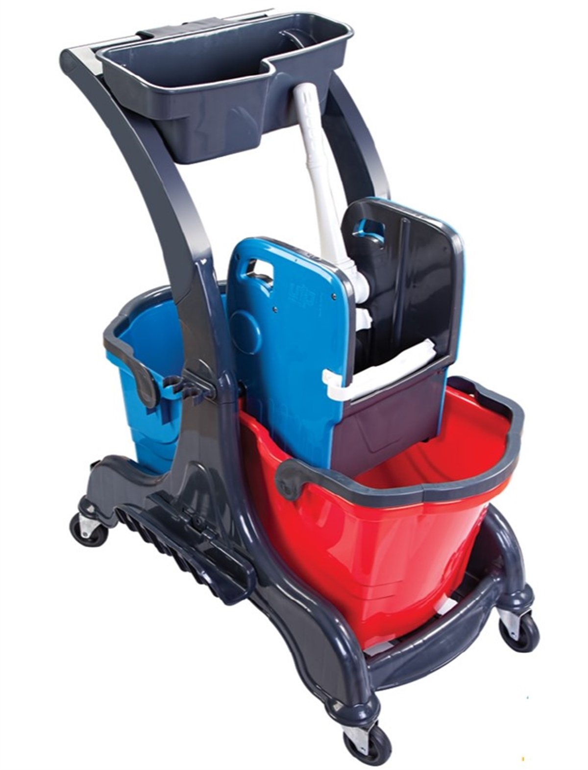 Çİft Kovalı Paspas ArabasıÇift Kovalı Temizlik Kiti Herkül 715