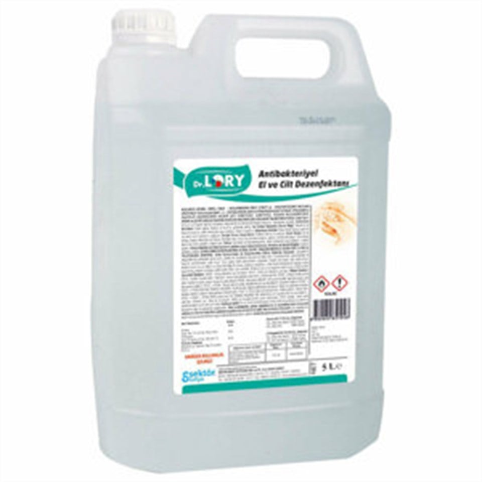 DR. Lory Antibakteriyel El ve Cilt Dezenfektanı 5 LT