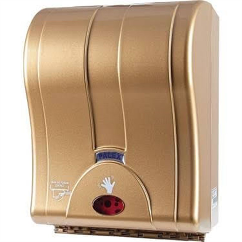 Fotoselli Kağıt Havlu DispenseriPrestij Otomatik Havlu Dispenseri 21 cm Gold