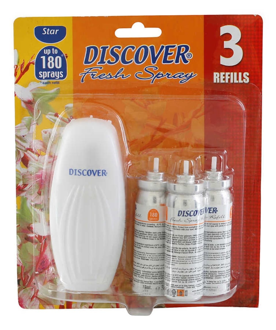 Ortam KokusuDiscovery Banyo & Wc Fresh Sprey Maxi Set Star 15 ml