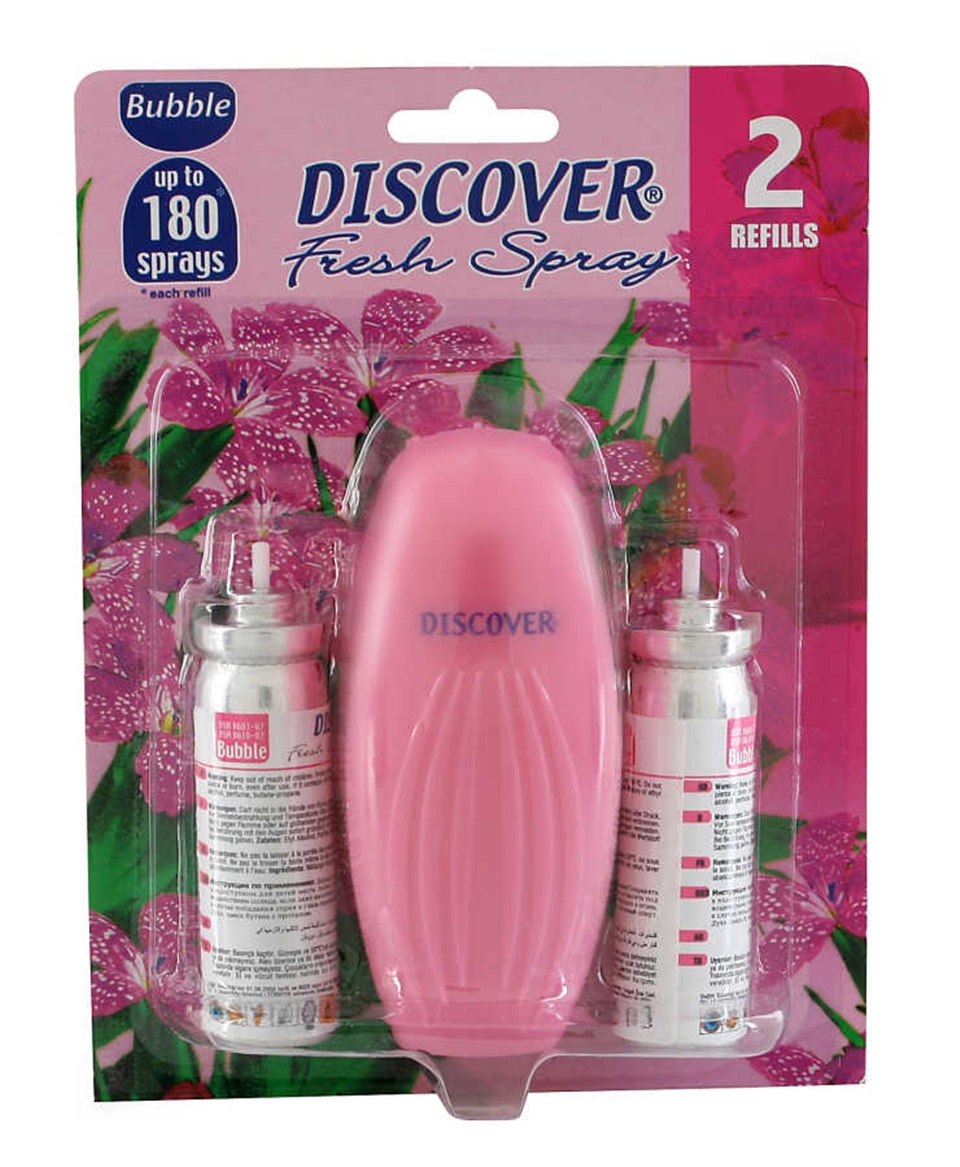 Ortam KokusuDiscovery Banyo & Wc Fresh Sprey Süper Set Bubble 15 ml