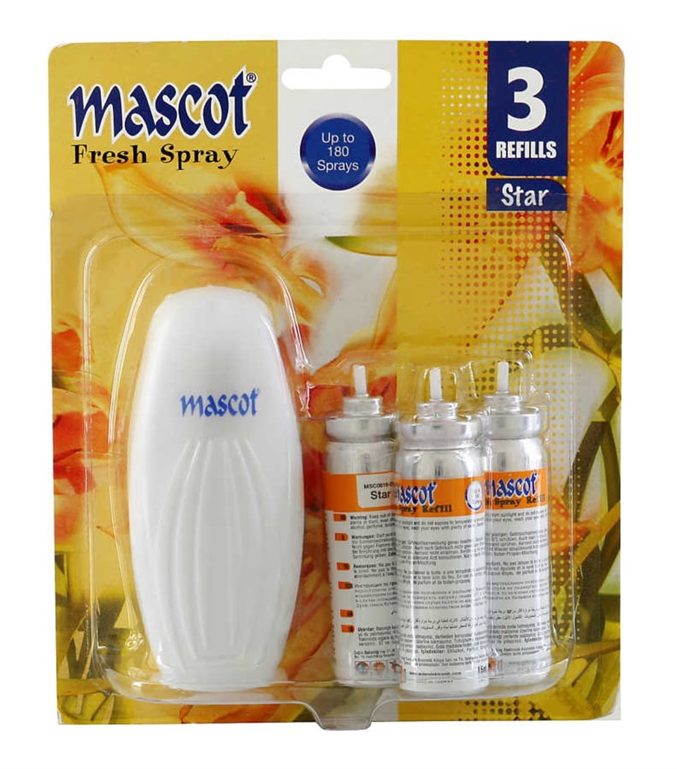 Ortam KokusuMascot Banyo & Wc Fresh Sprey Maxi Set Star 15 ml