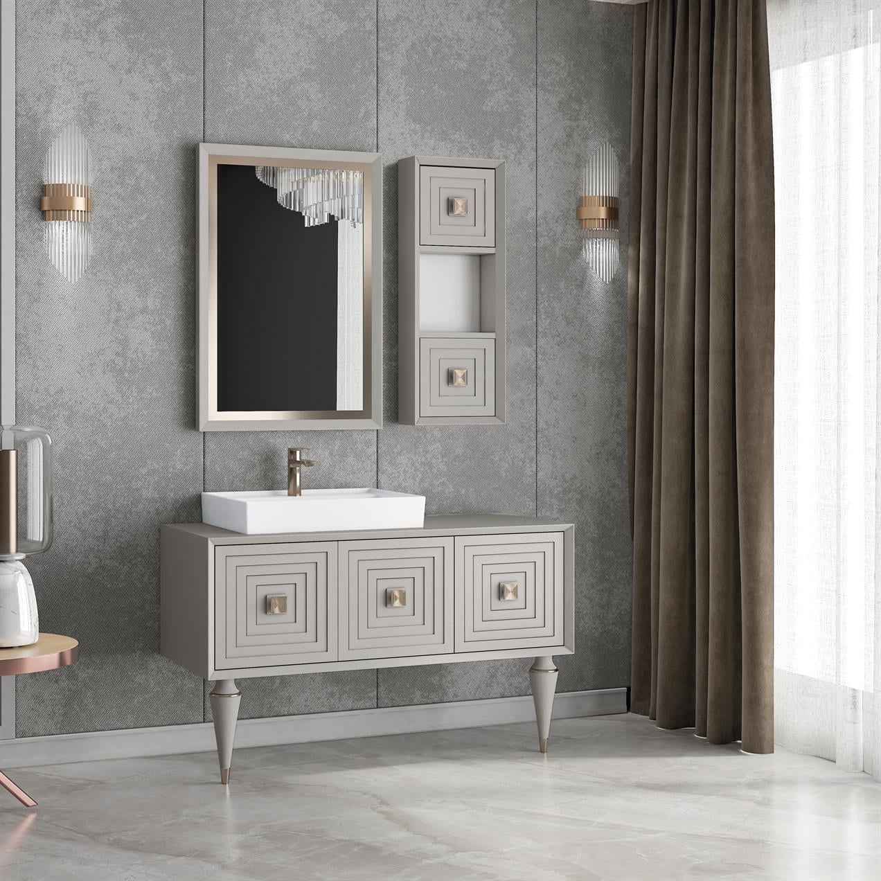 Burcu 120 cm Banyo Dolabı 