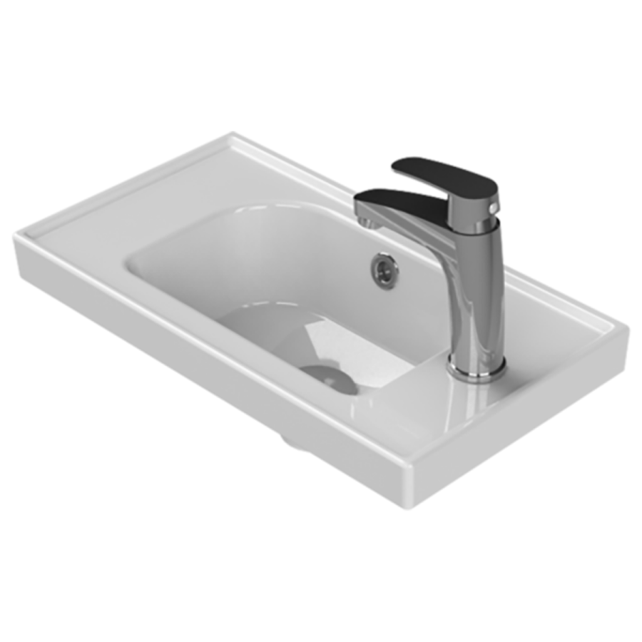 Cerastyle Frame Mini 50 x 28 cm Sağdan Delikli Lavabo