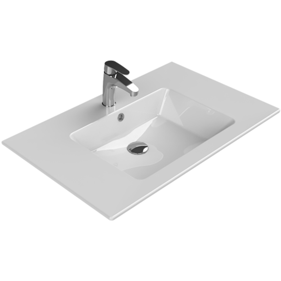 Cerastyle İbiza 101 x 51 cm Etajerli Lavabo