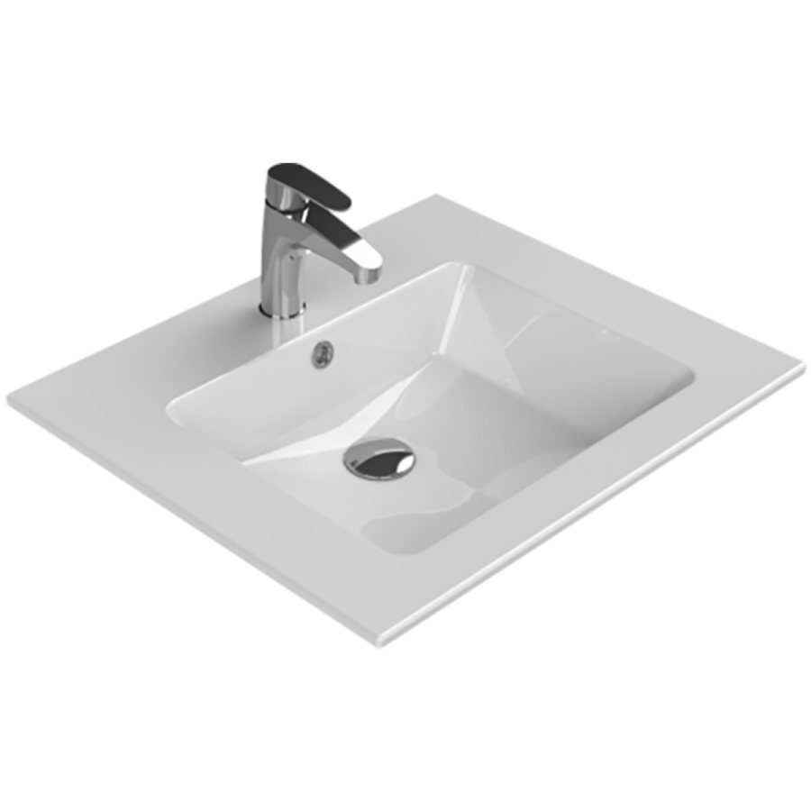 Cerastyle İbiza 71 x 51 cm Etajerli Lavabo