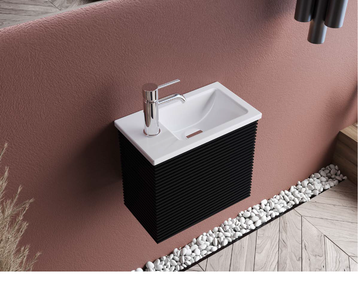 Cerastyle Mini Karavan 24 x 42 cm Karavan Lavabo