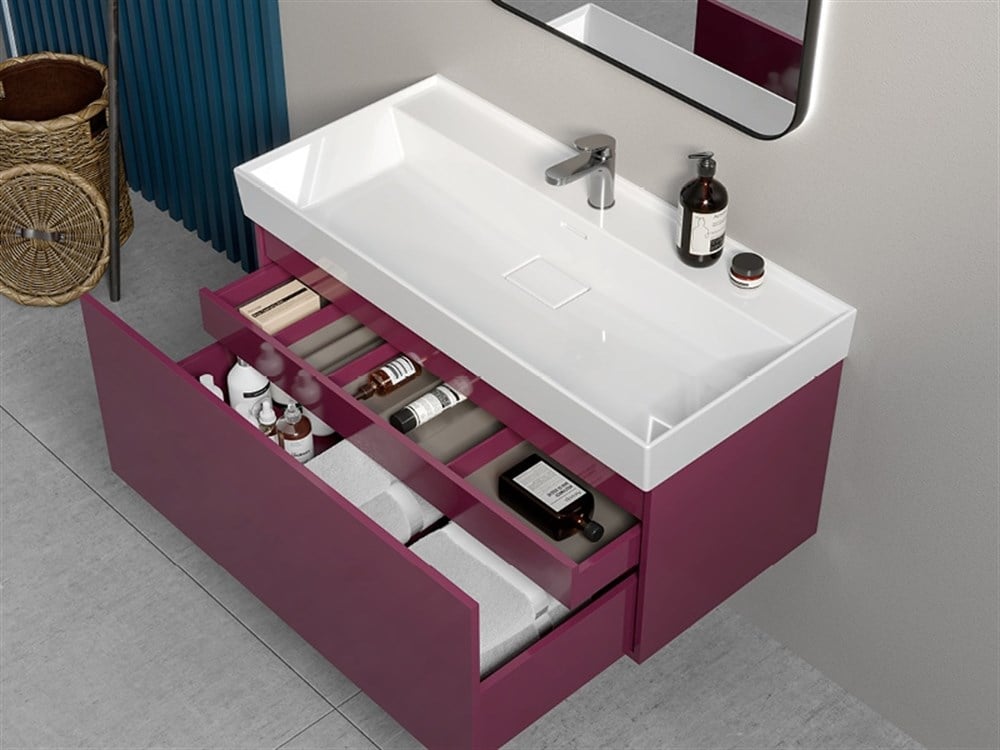 Cerastyle Sharp 48cm Etajerli Lavabo