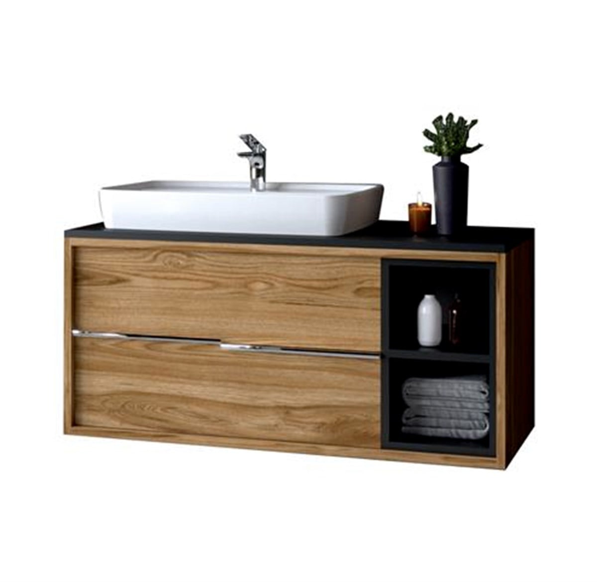 Denko Matia 100 cm Alt Modül + Lavabo