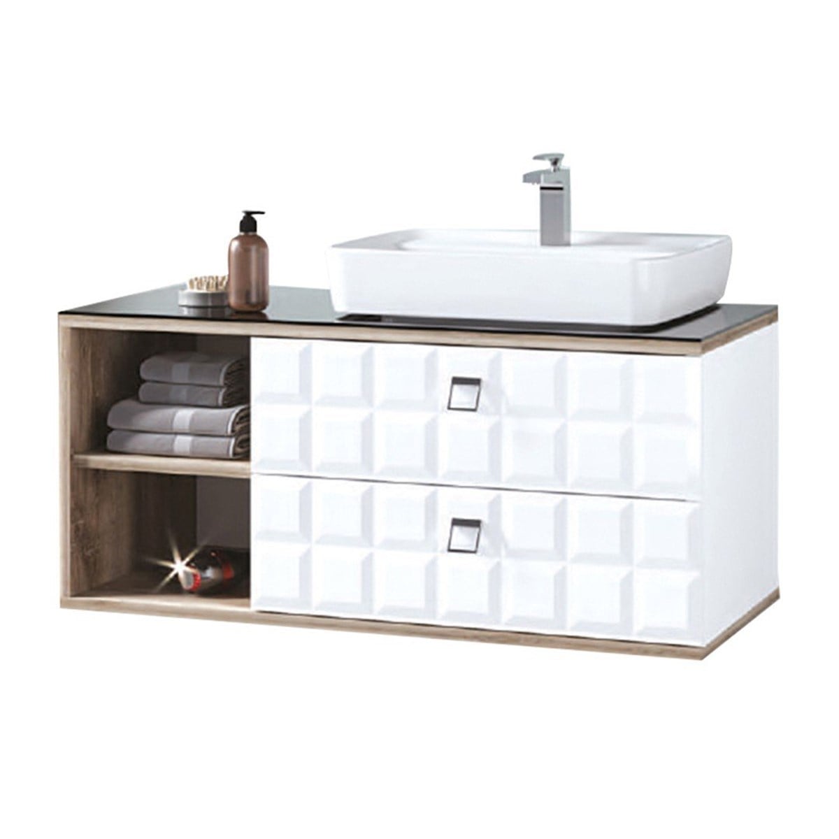 Denko Oscar 95 cm Alt Modül + Lavabo