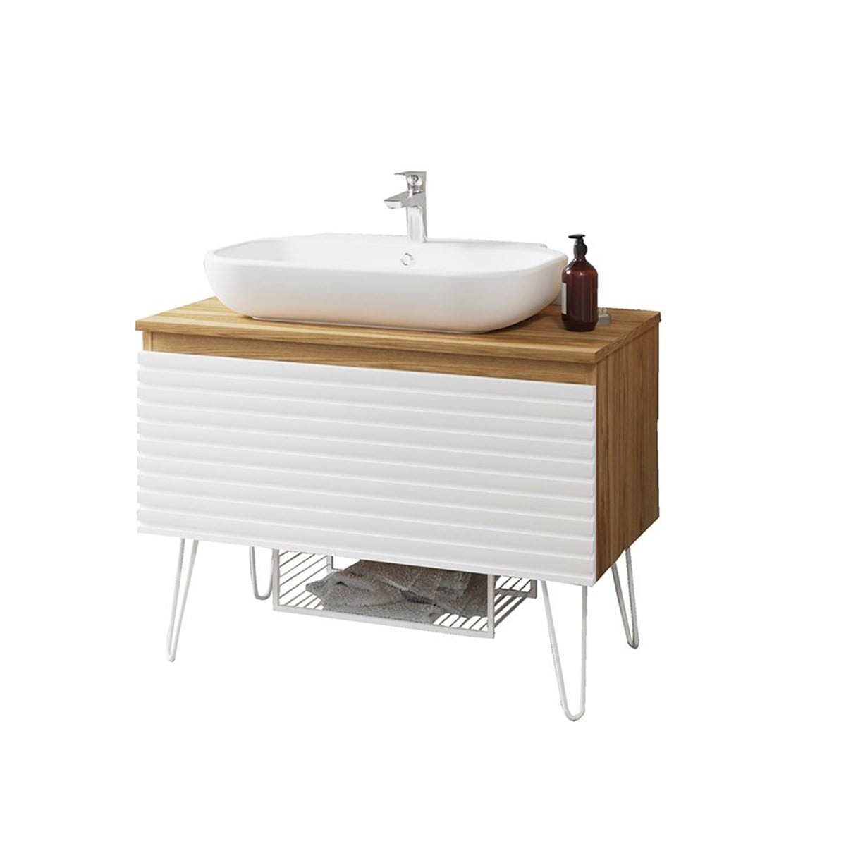 Denko Taylan 85 cm Alt Modül + Lavabo