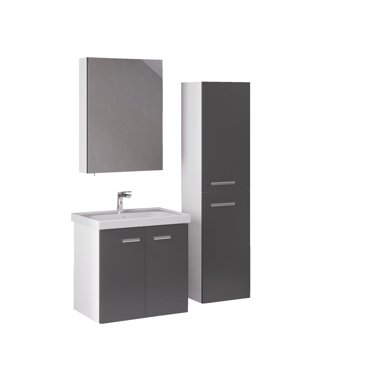 Denko Terra 60 cm Banyo Dolabı + Boy Dolabı