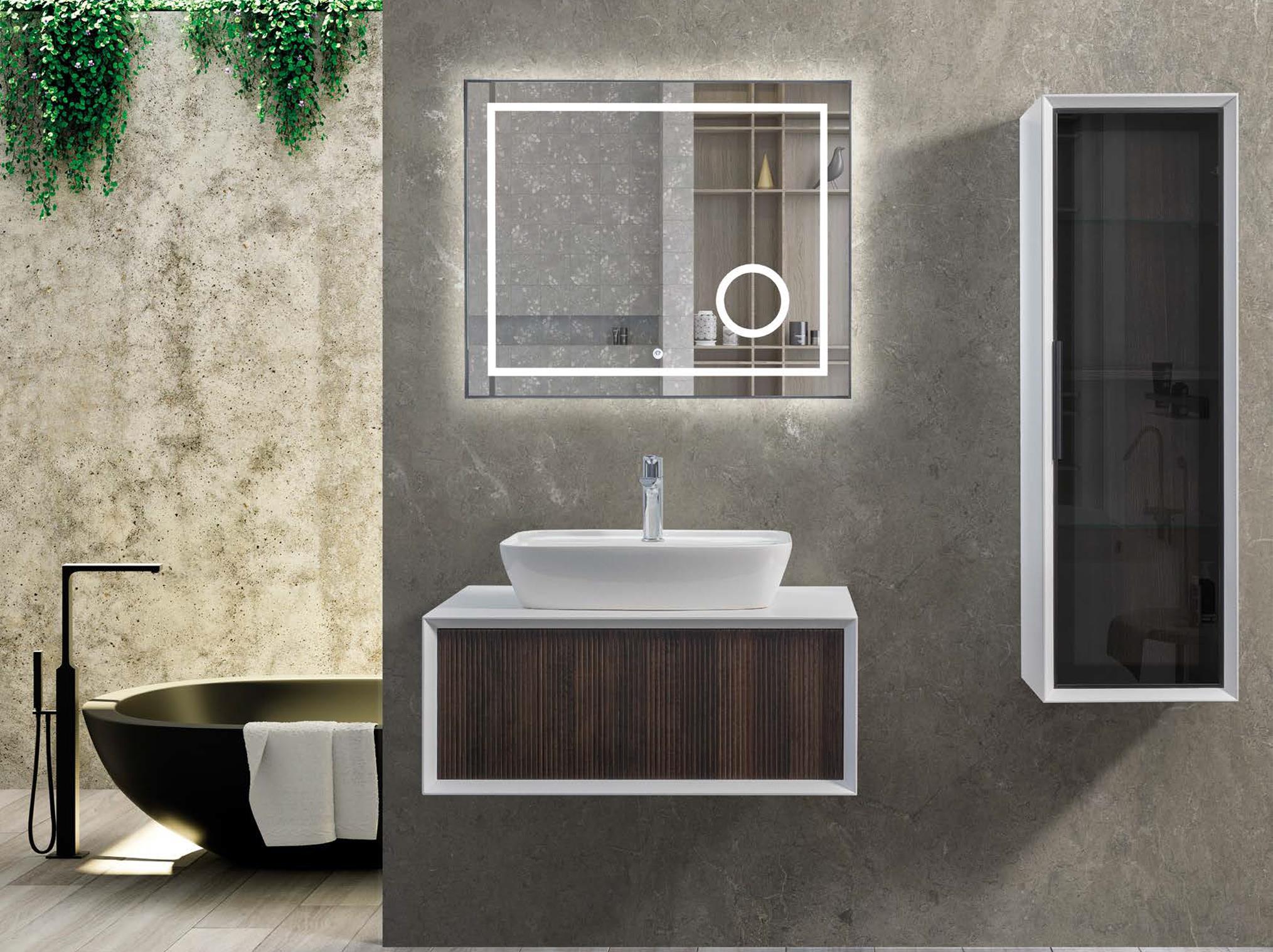 Lineart Cubic 100 cm Banyo Dolabı 