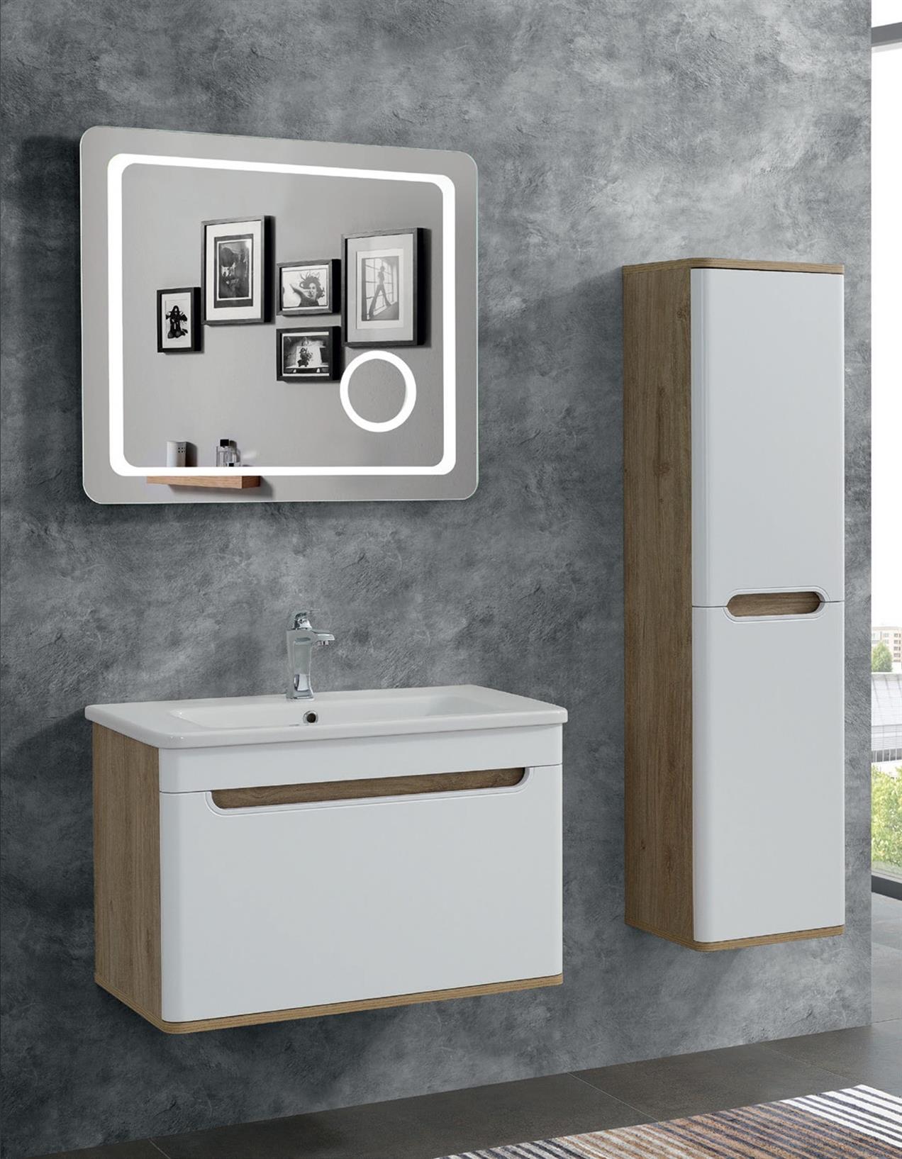 Lineart Wing 80 cm Banyo Dolabı 
