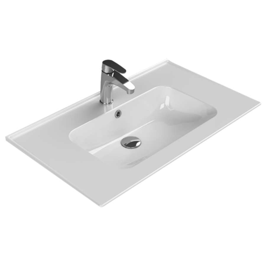 Cerastyle Blue 60 x 47 cm Etajerli Lavabo