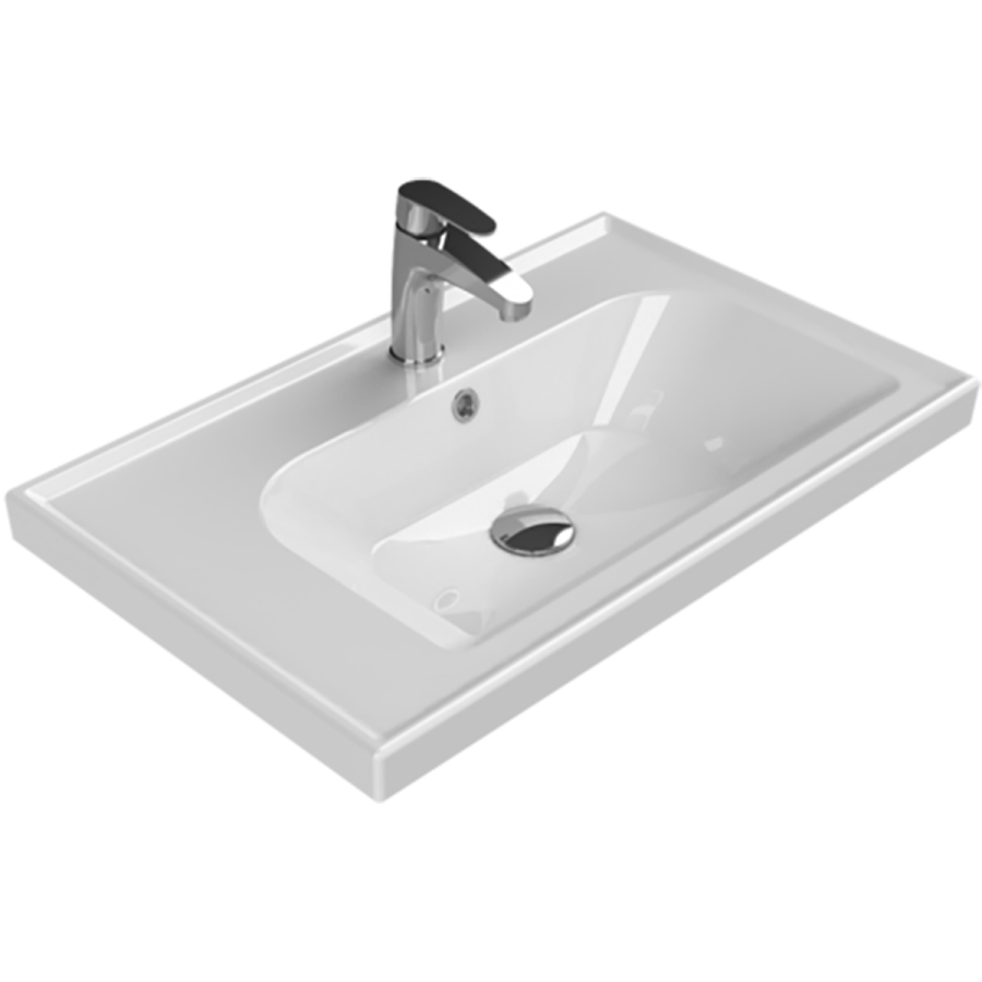 Cerastyle Frame 70 x 45 cm Etajerli Lavabo