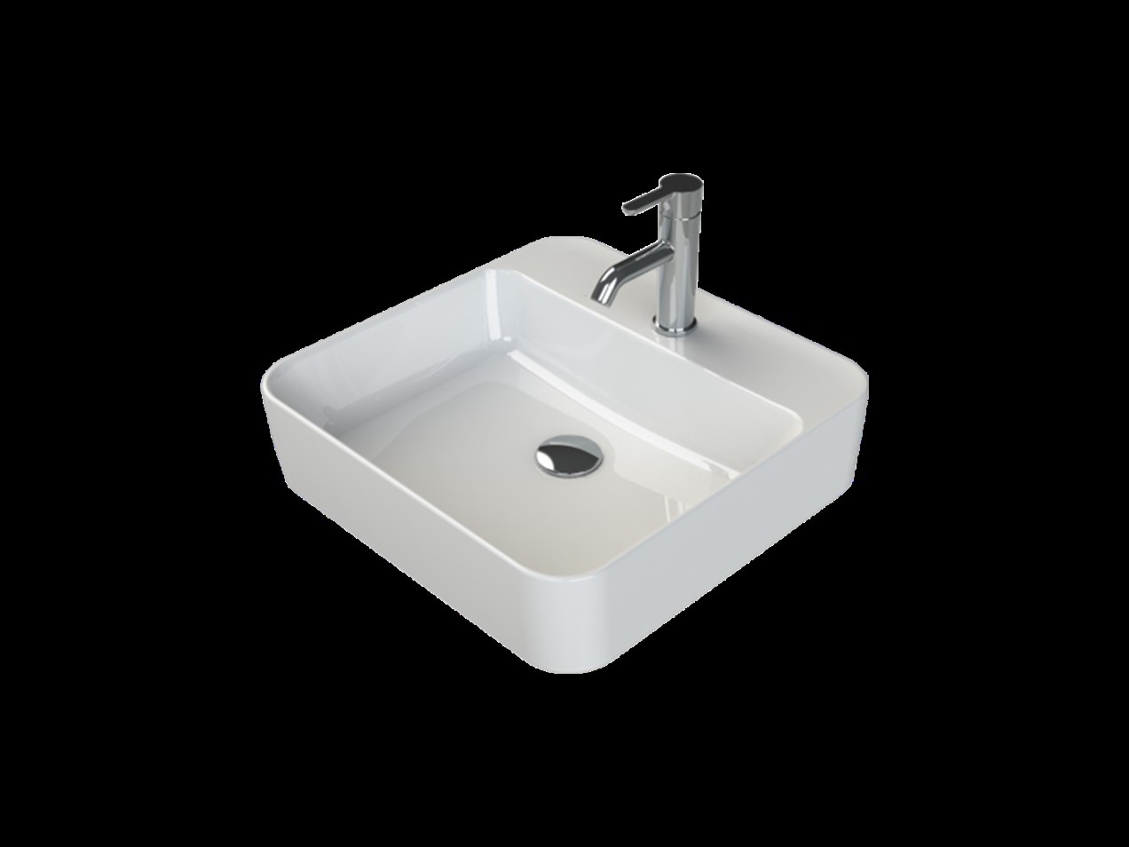 Cerastyle Hera 48 x 48 cm Tezgah Üstü Çanak Lavabo