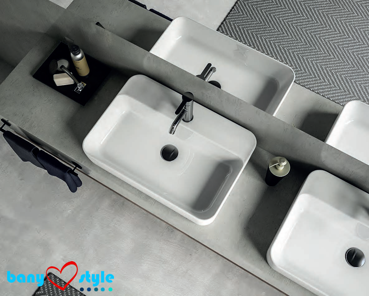 Cerastyle Hera 60 x 42 cm Tezgah Üstü Çanak Lavabo