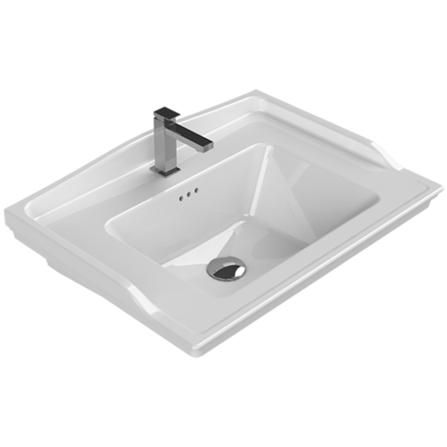 Cerastyle Kapadokya 80 x 48 cm Etajerli Lavabo