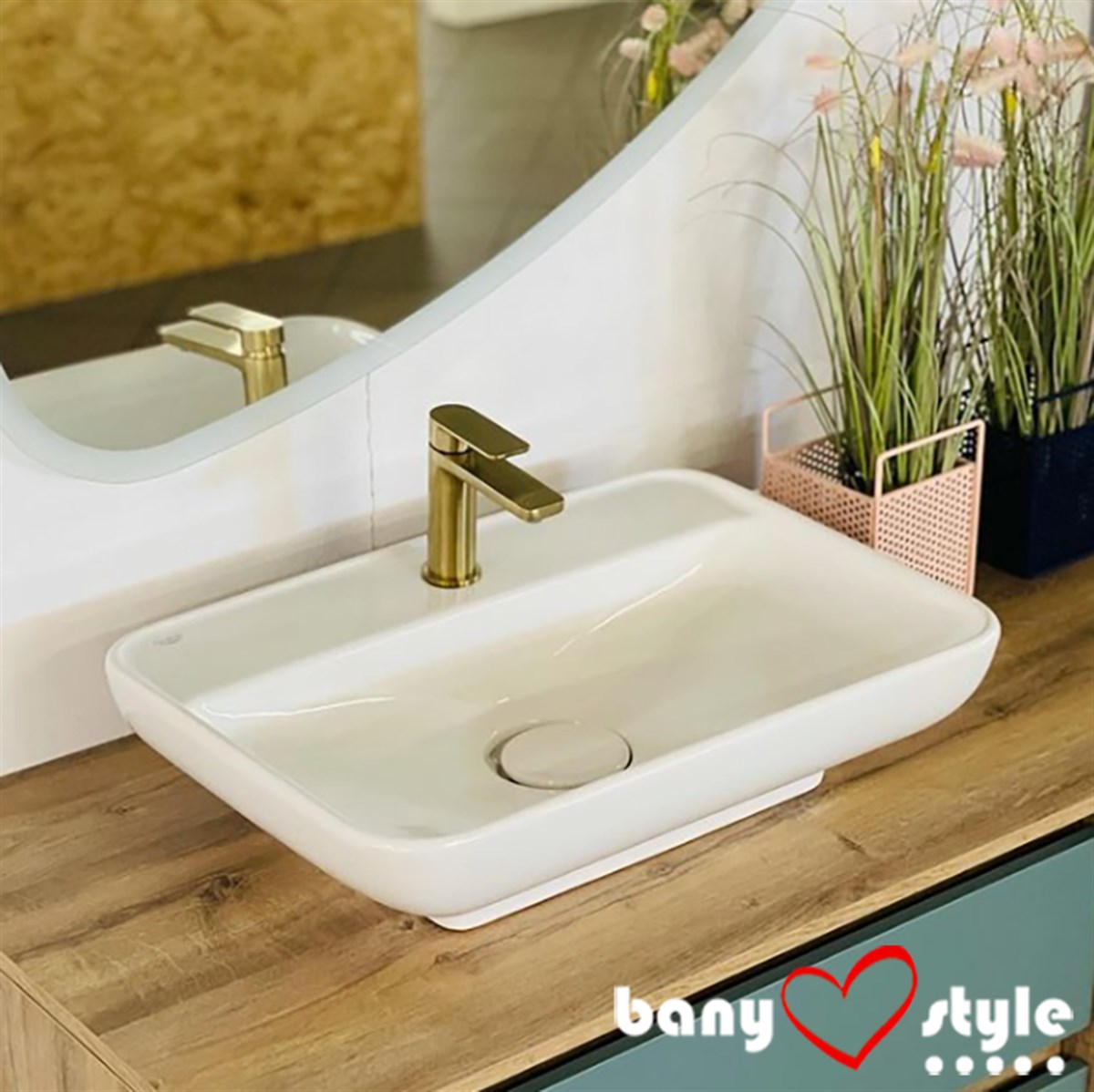 Cerastyle Lal 60cm Tezgah Üstü Çanak Lavabo