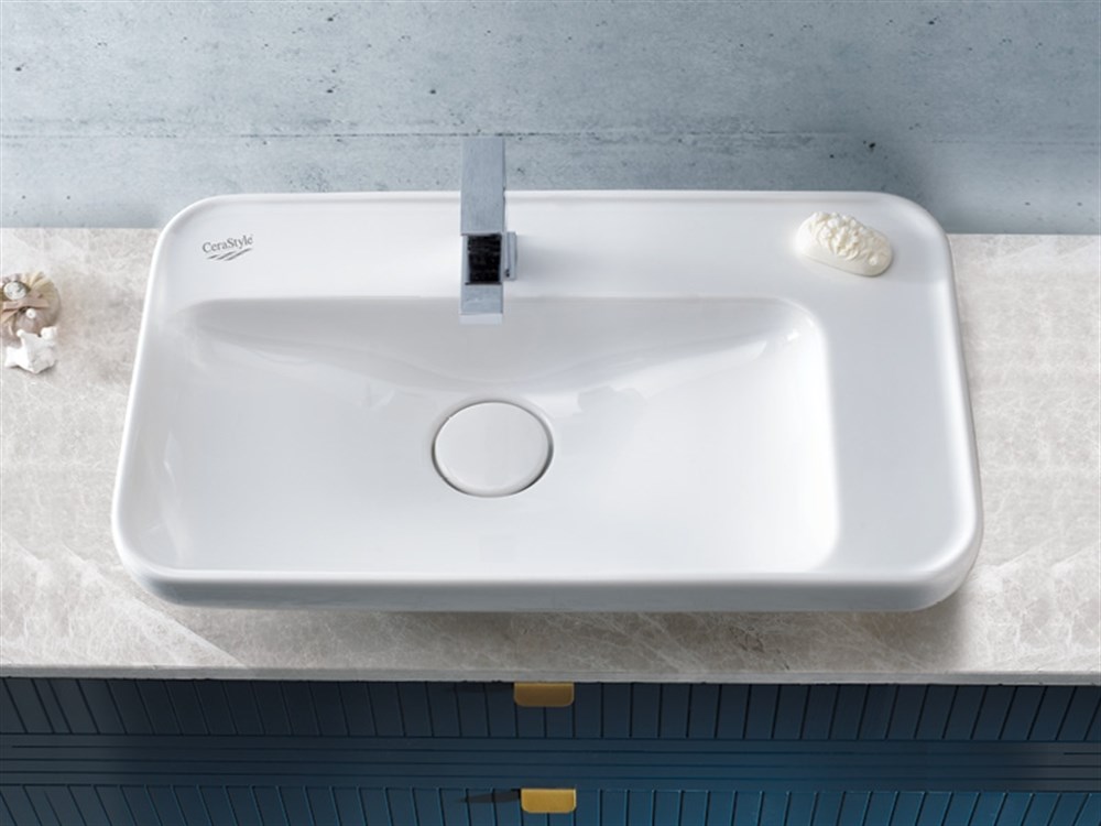 Cerastyle Lal 70cm Tezgah Üstü Çanak Lavabo