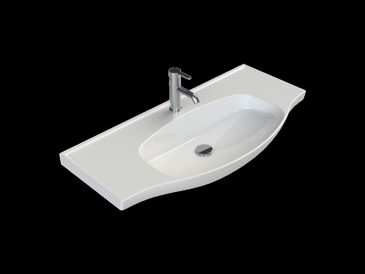 Cerastyle Lila 100 x 46,5 cm Etajerli Lavabo