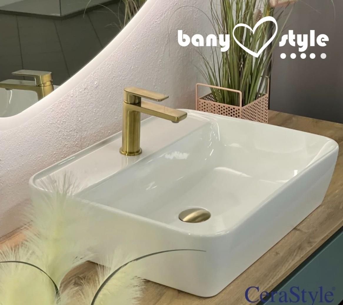Cerastyle One 55 x 45 cm Tezgah Üstü Çanak Lavabo - Banyostyle.com