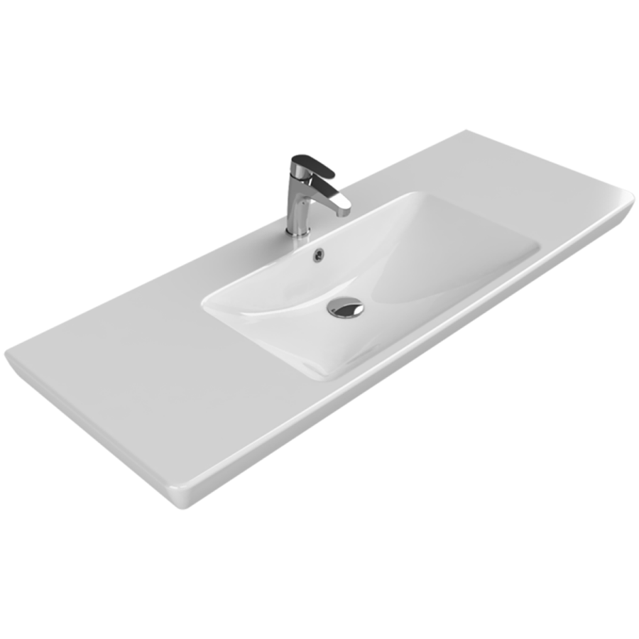 Cerastyle Porto 125 x 48 cm Etajerli Lavabo