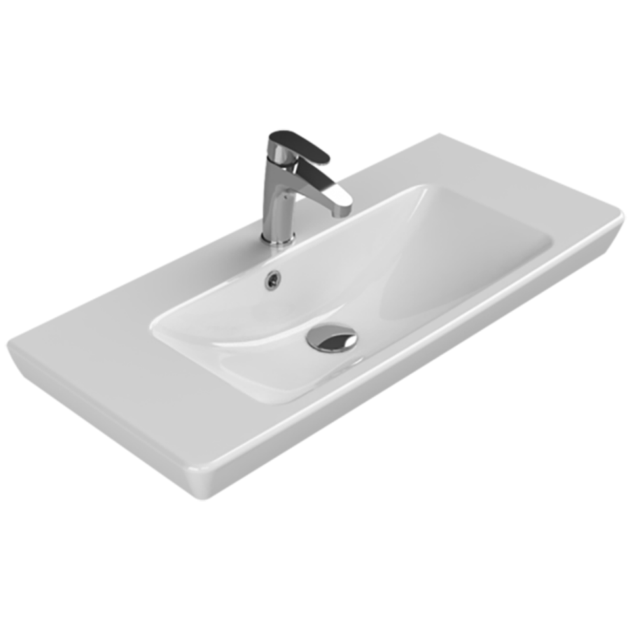 Cerastyle Porto 85 x 38 cm Etajerli Lavabo