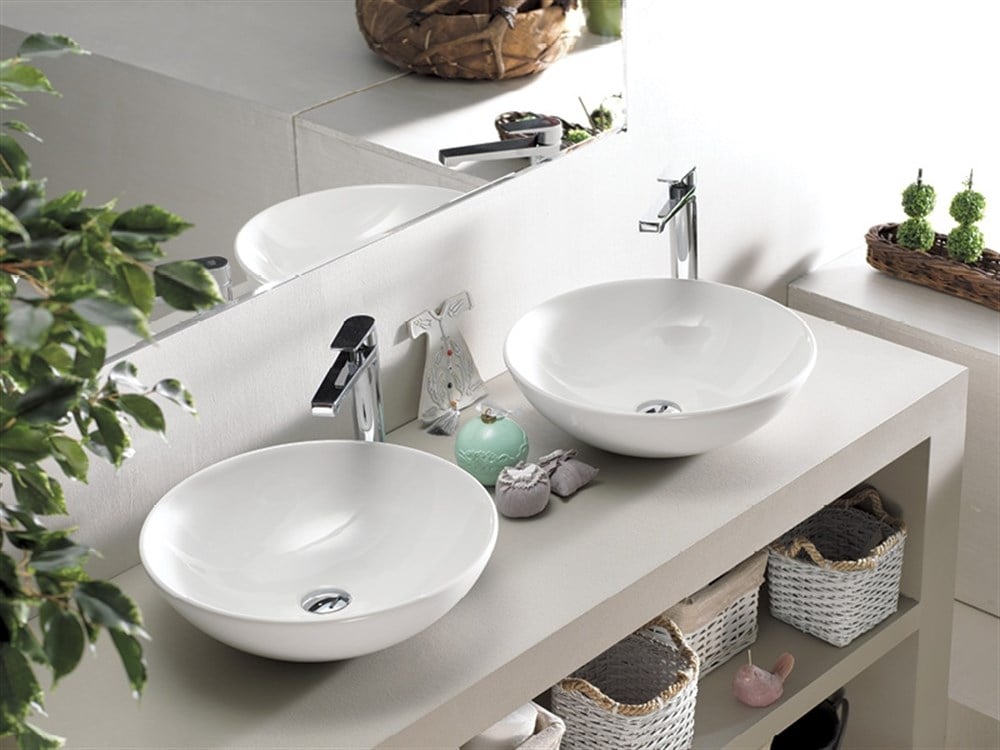 Cerastyle Zero 46cm Tezgah Üstü Çanak Lavabo
