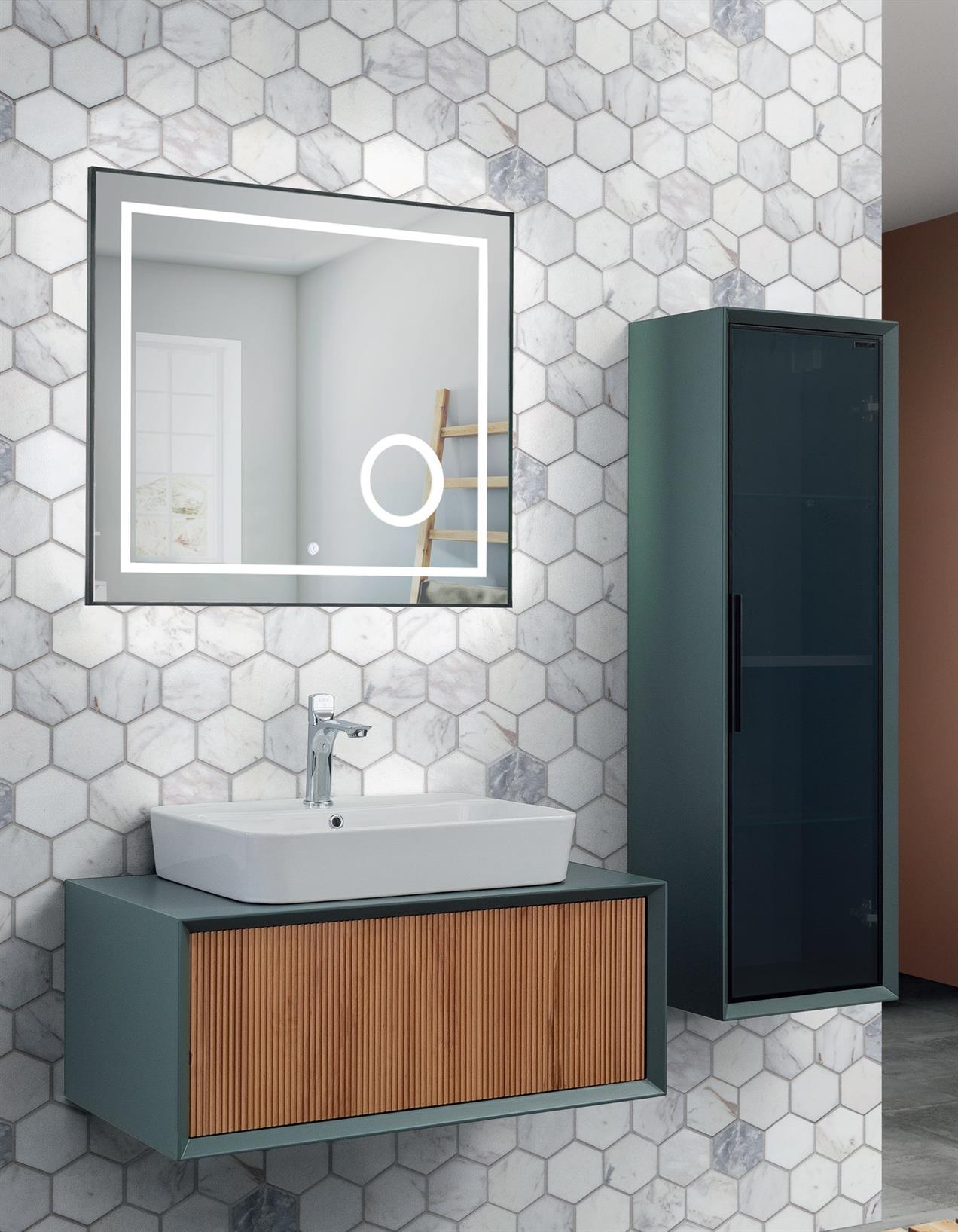 Cubic 100 cm Banyo Dolabı + Boy Dolabı 