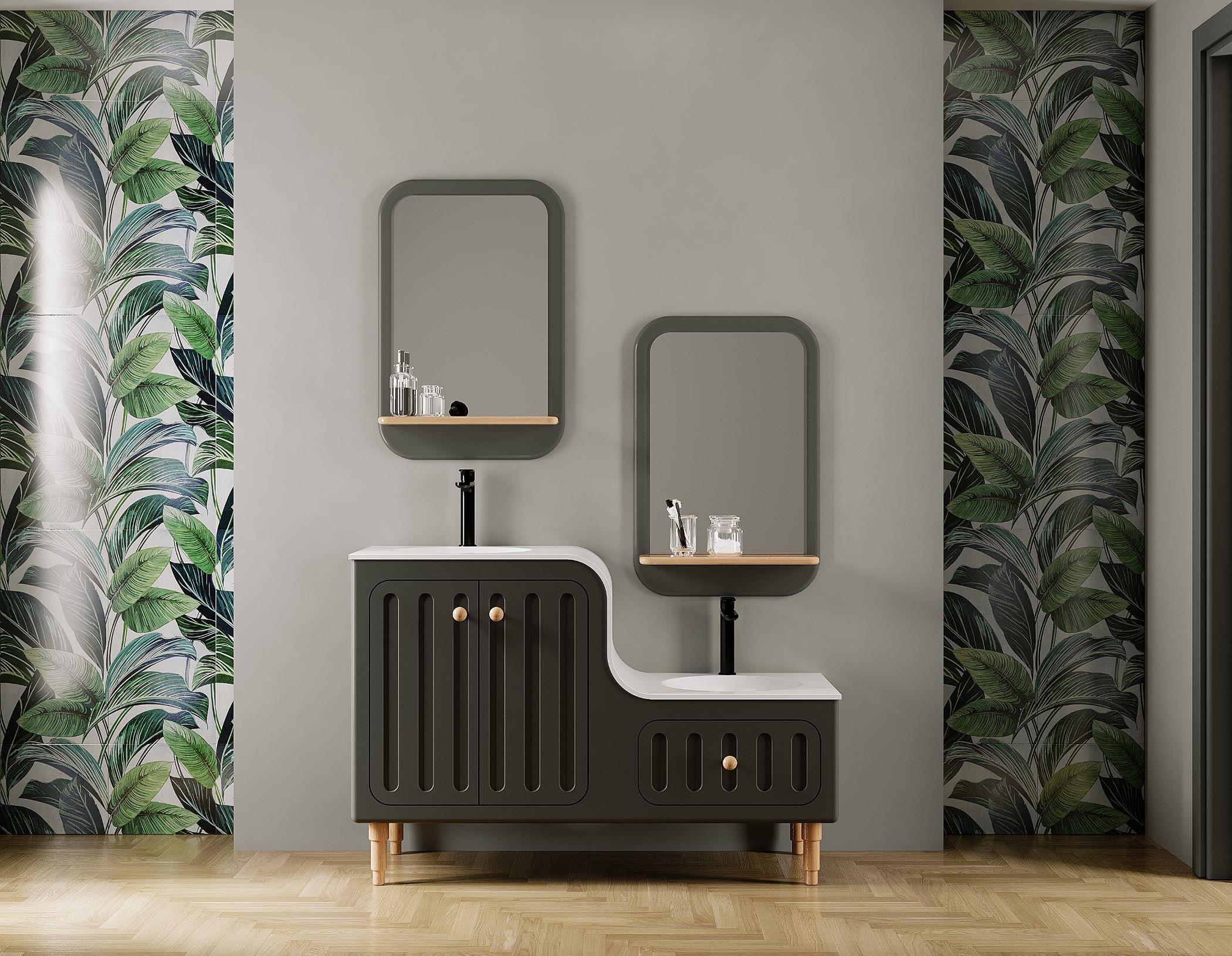 Denko Ada 120 cm Banyo Dolabı 