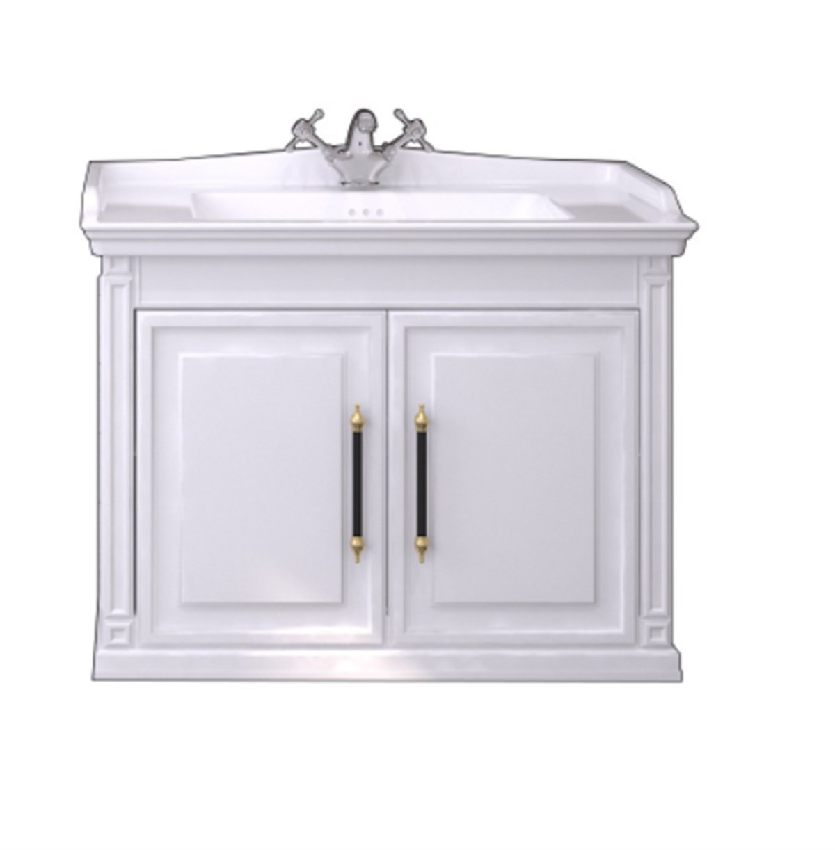 Denko Albatros 80 cm Alt Modül + Lavabo