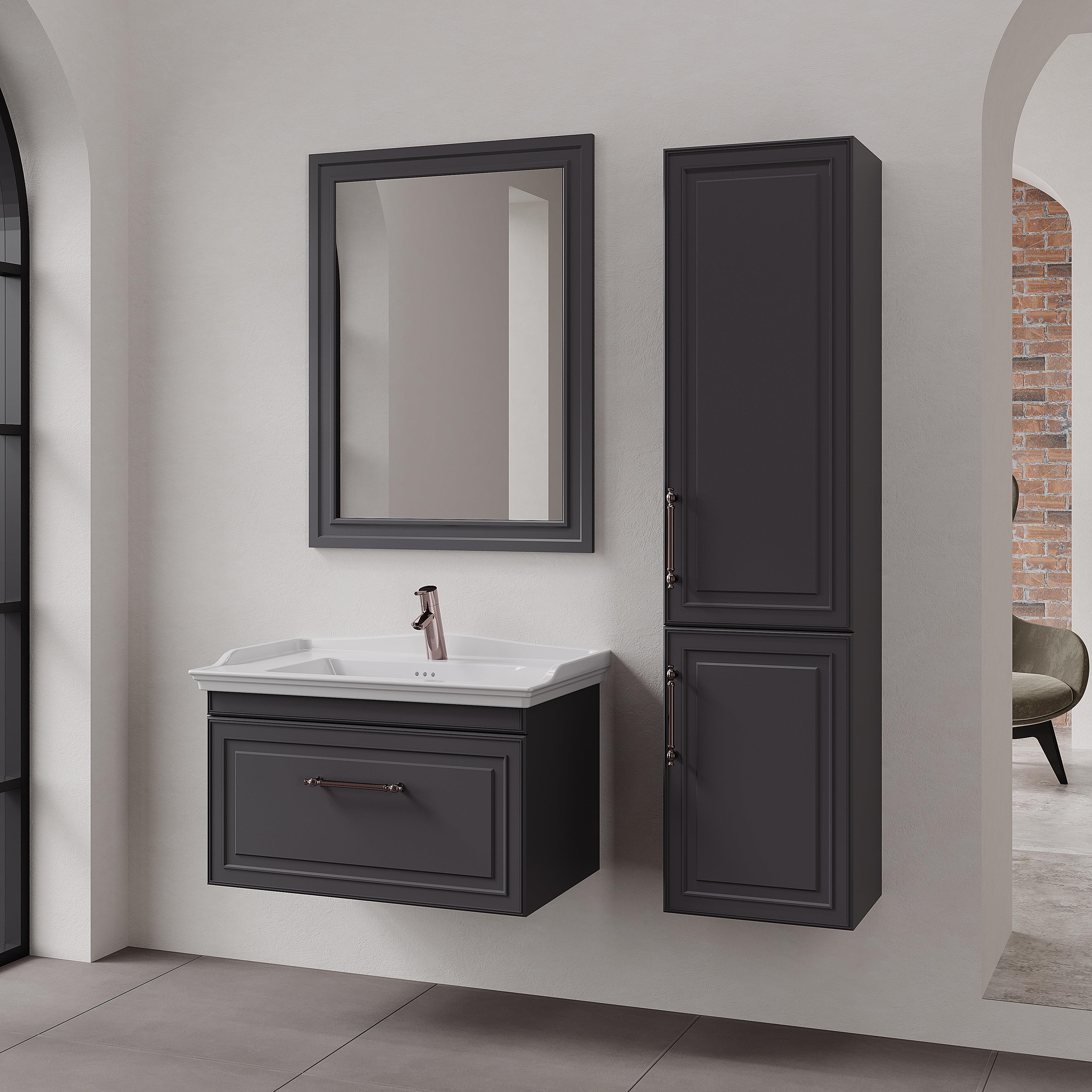 Denko Era 80 cm Banyo Dolabı + Boy Dolabı 
