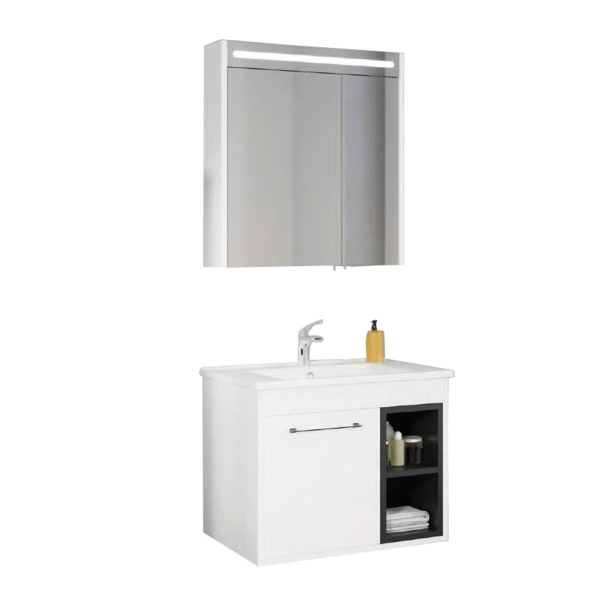 Denko Latte 65 cm Banyo Dolabı