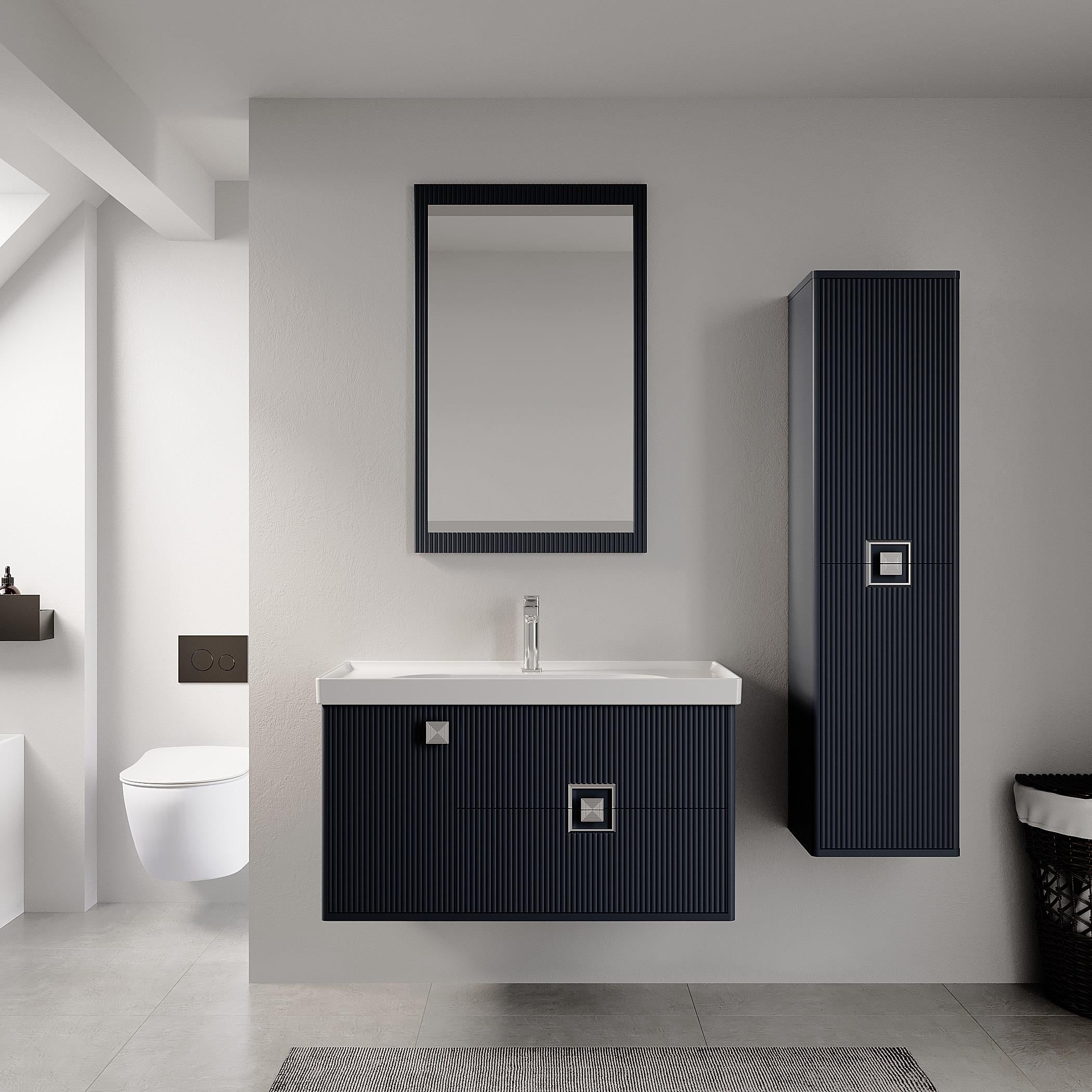 Denko Lennestad 100 cm Banyo Dolabı 