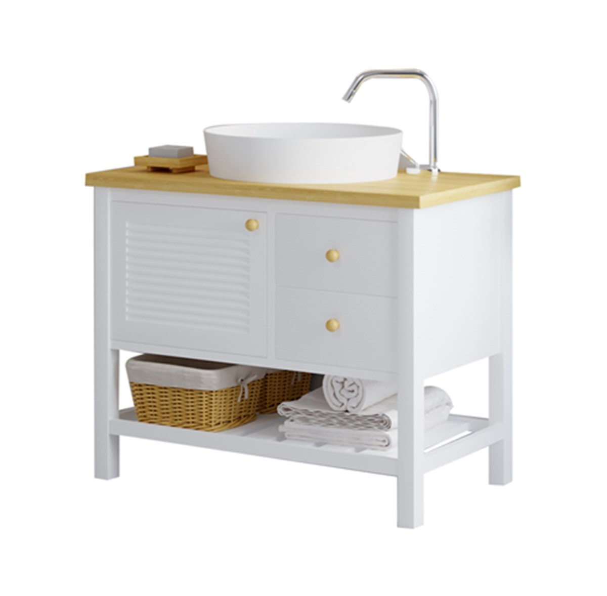 Denko Smarto 95 cm Alt Modül + Lavabo