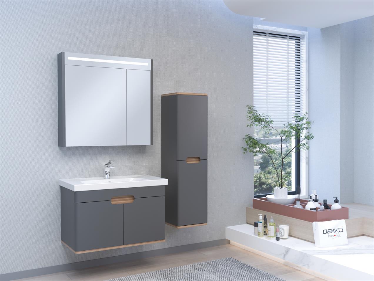 Denko Troy 80 cm Banyo Dolabı 