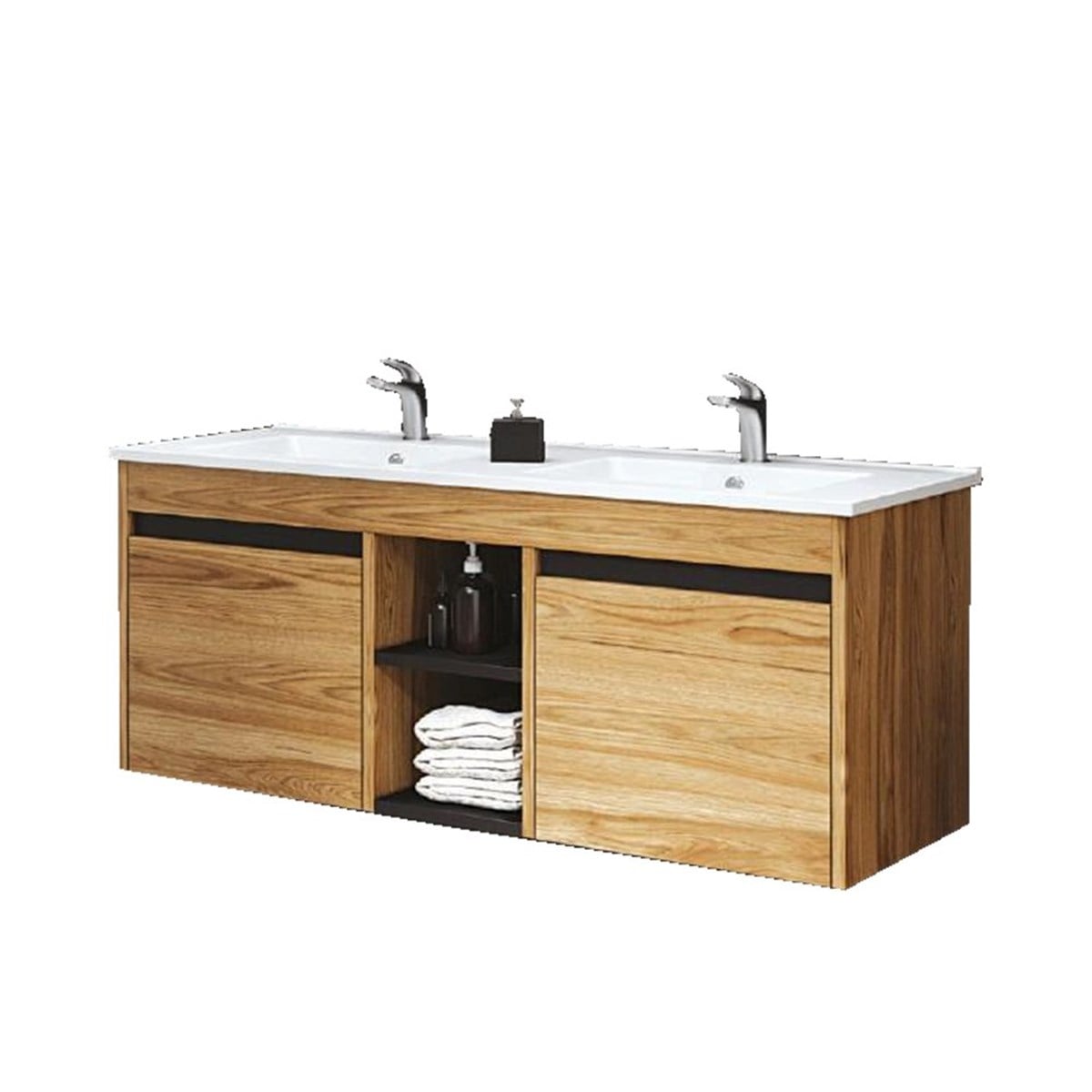 Denko Twin 120 cm Alt Modül + Lavabo