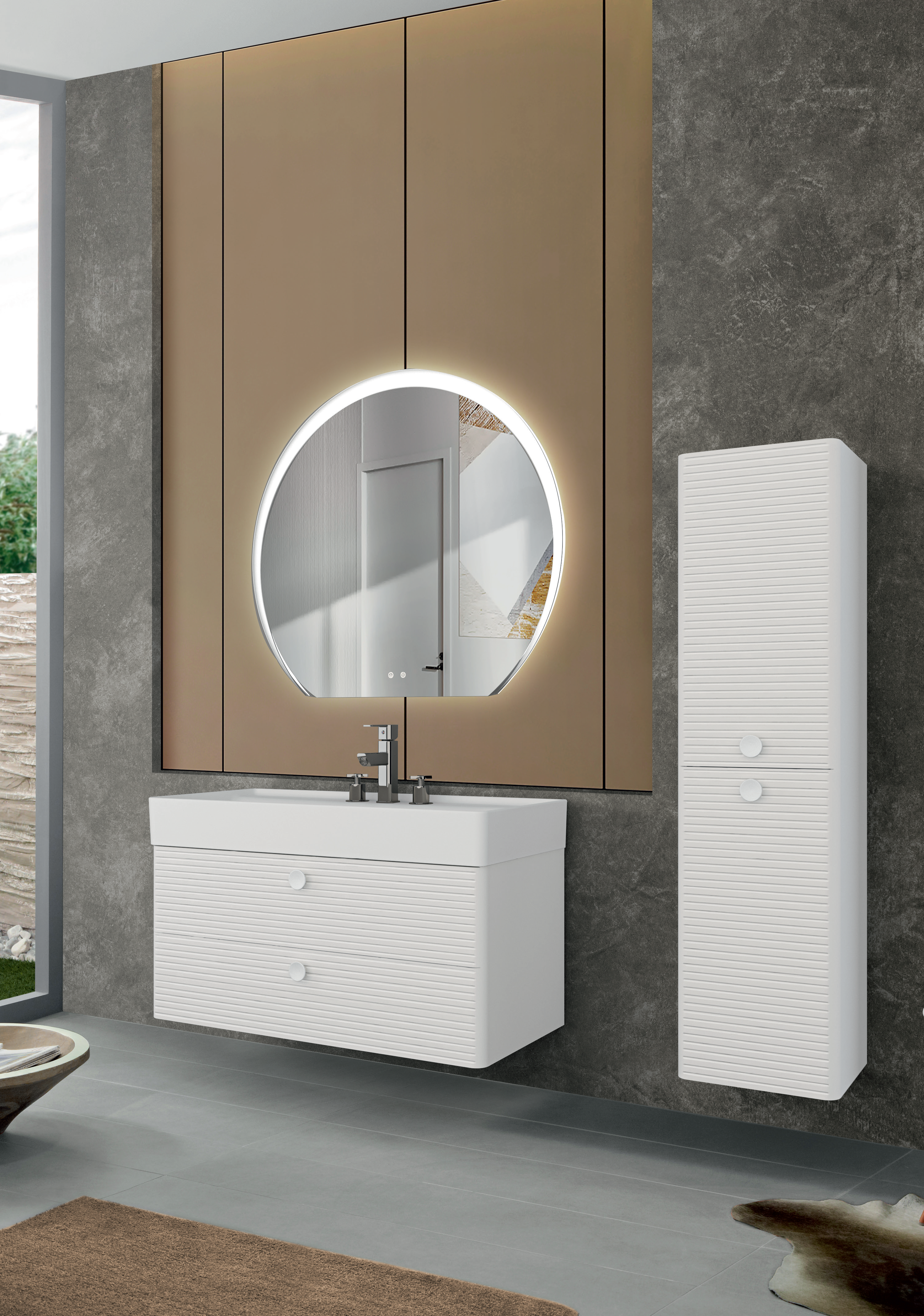 Lineart Eva 100 cm Banyo Dolabı 