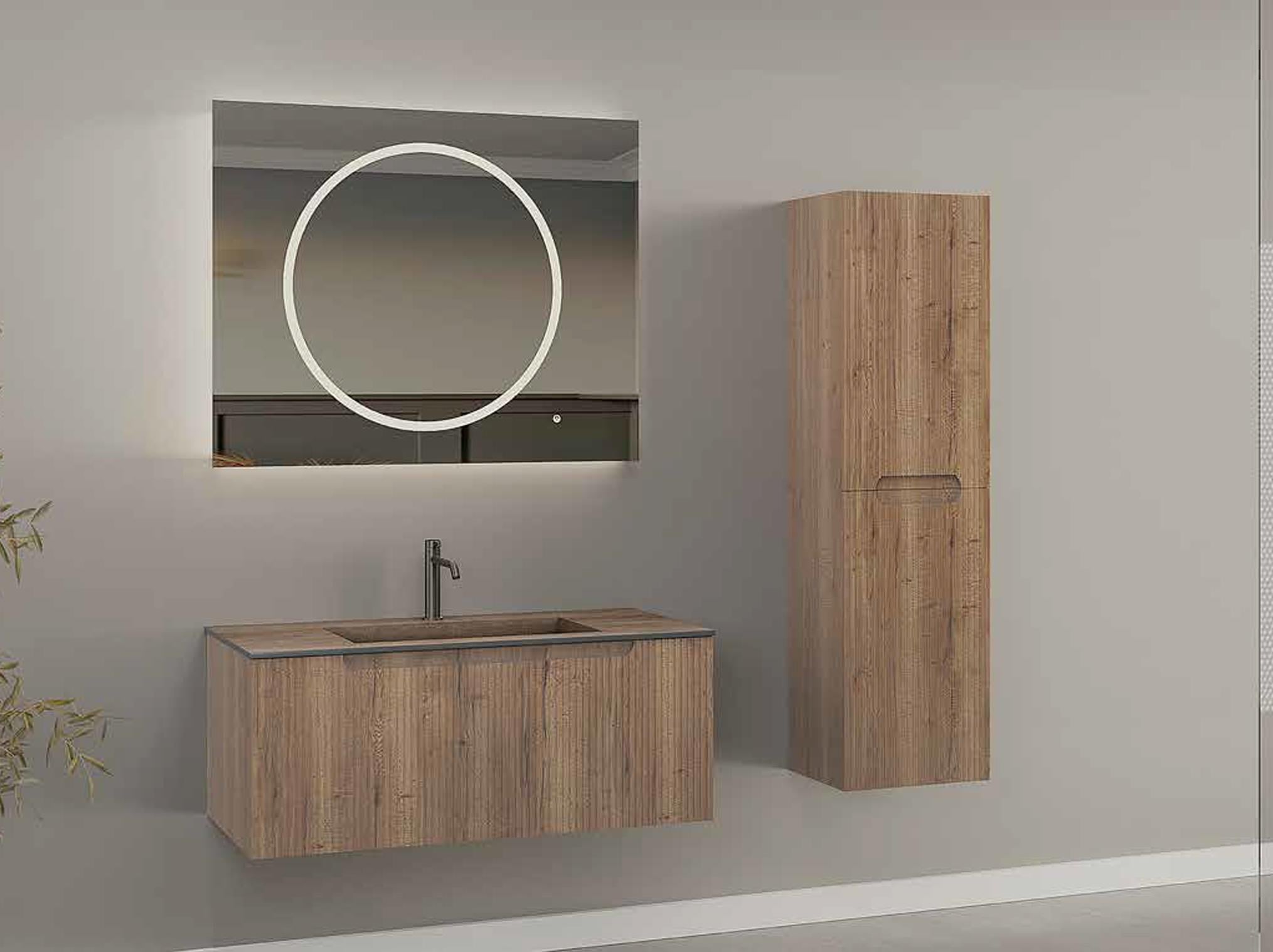 Lineart Fold 80 cm Banyo Dolabı 