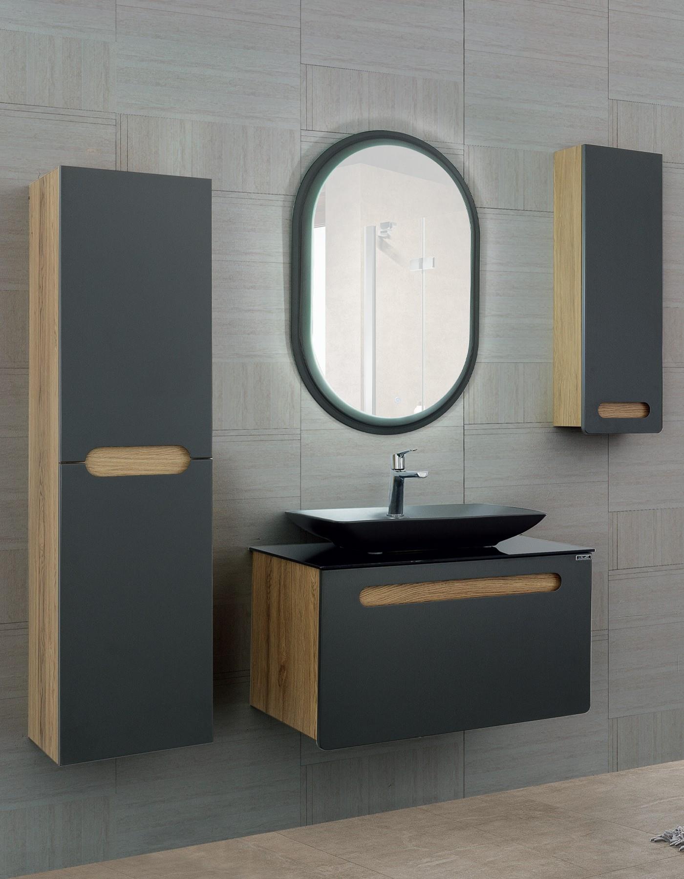 Lineart Glory 80 cm Banyo Dolabı + Boy Dolabı 