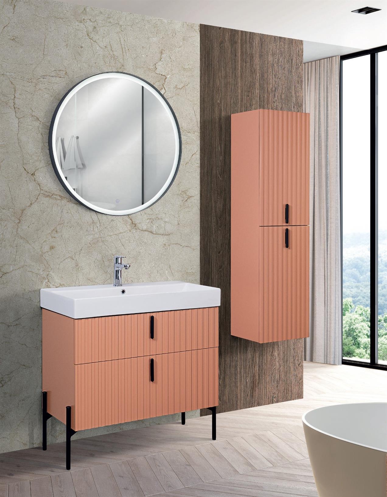 Lineart Jazz 85 cm Banyo Dolabı + Boy Dolabı 